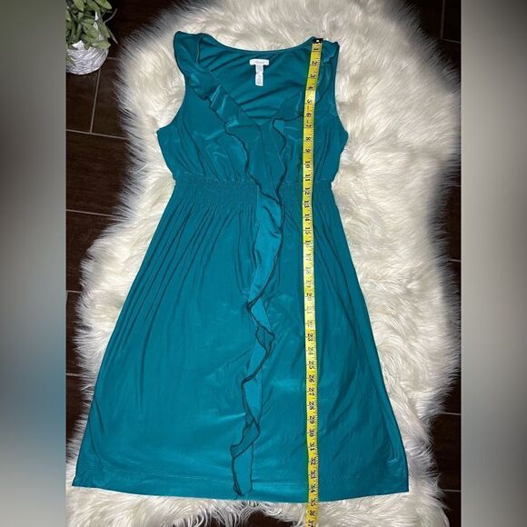 Soma ruffle front v neck sleeveless short dress sz XS - Picture 7 of 7